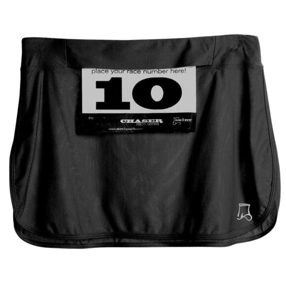 Skirt Sports Cover-Up Skirt Womens Large Black Pull-On Swim Triathlete Race - Picture 1 of 12